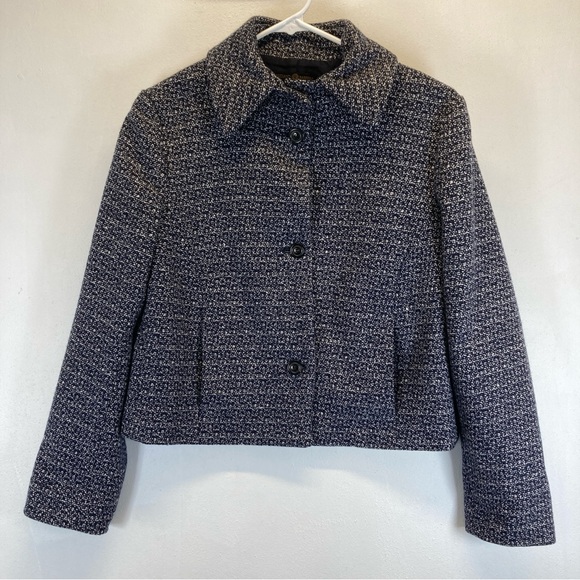 Luciano Barbera Jackets & Blazers - Luciano Barbera Blazer Coat Cashmere Wool Gray Sz 42 Pockets Button UP Italy